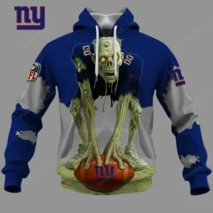 New York Giants Zombie Halloween Design Hoodie AZHD1410