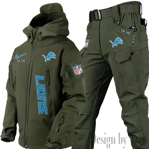 Detroit Lions NFL Tactical Winter Men's Outdoor Waterproof New 2025 SPTWSMOW267