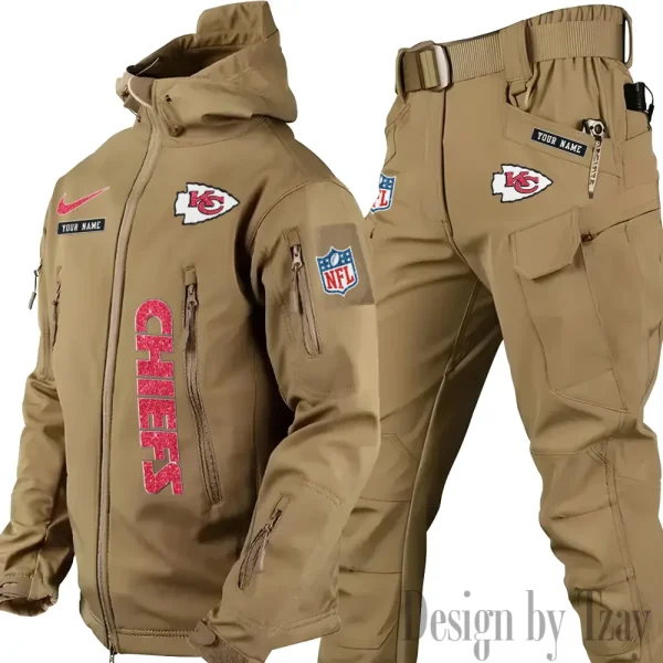 Kansas City Chiefs NFL Tactical Winter Men's Outdoor Waterproof New 2025 SPTWSMOW272 - Image 3