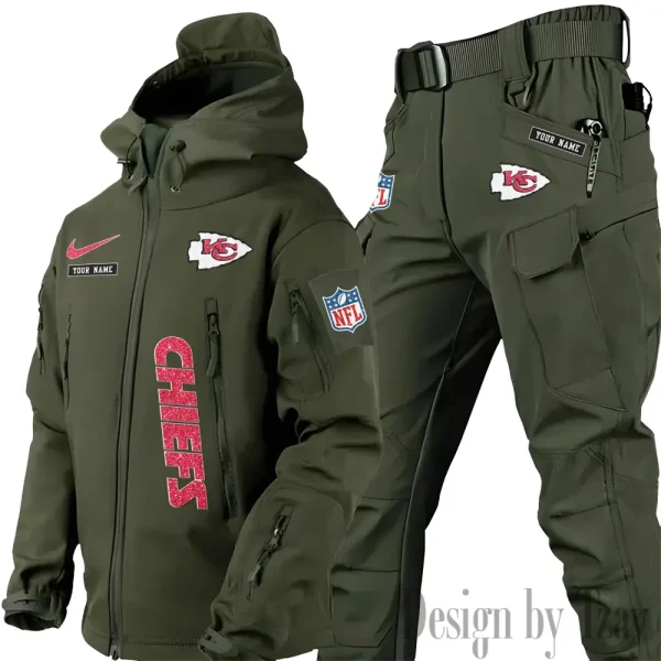 Kansas City Chiefs NFL Tactical Winter Men's Outdoor Waterproof New 2025 SPTWSMOW272 - Image 4