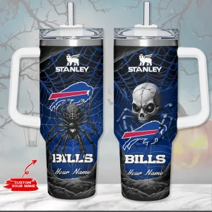 Buffalo Bills Cold Drink Mugs Cup Printed Water Bottle 40oz AZC40OZT1002