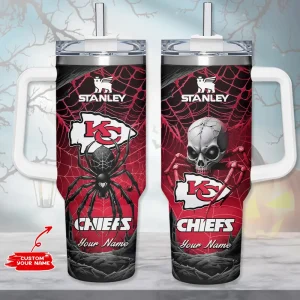 Kansas City Chiefs Cold Drink Mugs Cup Printed Water Bottle 40oz AZC40OZT1014