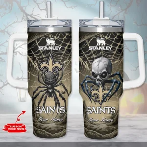 New Orleans Saints Cold Drink Mugs Cup Printed Water Bottle 40oz AZC40OZT1021