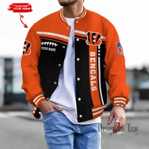 Cincinnati Bengals Personalized New Button Jacket Gifts For Fan SPTBBJACKET788