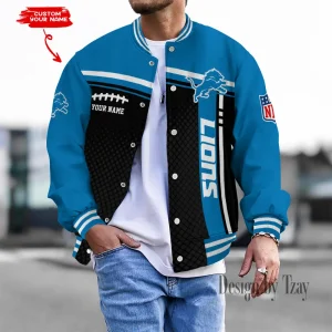 Detroit Lions Personalized New Button Jacket Gifts For Fan SPTBBJACKET792