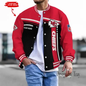 Kansas City Chiefs Personalized New Button Jacket Gifts For Fan SPTBBJACKET797