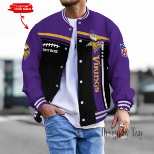 Minnesota Vikings Personalized New Button Jacket Gifts For Fan SPTBBJACKET802