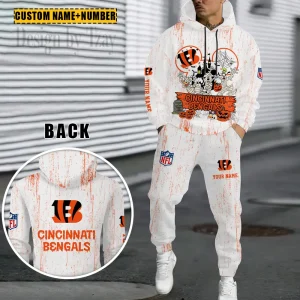 Cincinnati Bengals Combo Hoodie And Sweatpants Gift For Fan AZHD1419