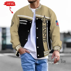 New Orleans Saints Personalized New Button Jacket Gifts For Fan SPTBBJACKET804