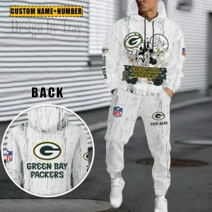 Green Bay Packers Combo Hoodie And Sweatpants Gift For Fan AZHD1424