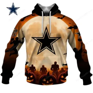 Dallas Cowboys NFL Halloween Pumpkin Hoodie AZHD1443