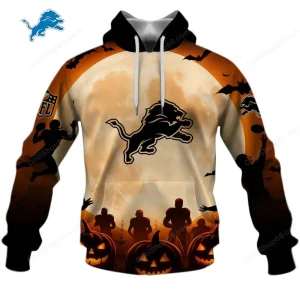 Detroit Lions NFL Halloween Pumpkin Hoodie AZHD1451