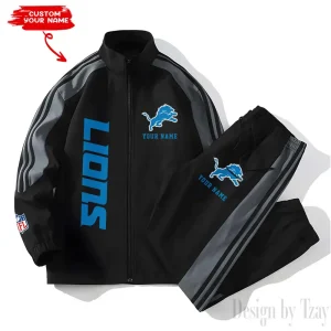 Detroit Lions NFL 2 Piece Casual Athletic Jogging Warm Up S9VSS2PS562