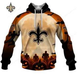 New Orleans Saints NFL Halloween Pumpkin Hoodie AZHD1459