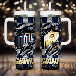 New York Giants Cold Drink Mugs Cup Printed Water Bottle 40oz AZC40OZT1054