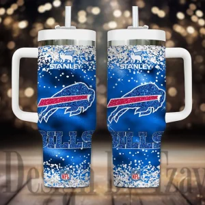 Buffalo Bills Cold Drink Mugs Cup Printed Water Bottle 40oz AZC40OZT1066