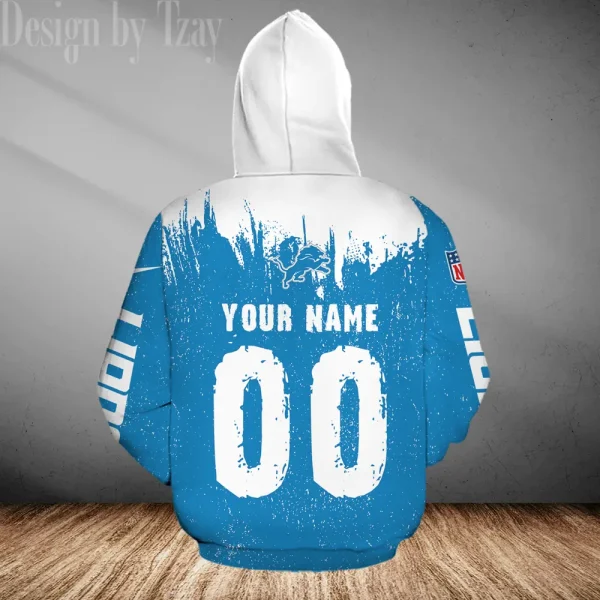 Detroit Lions NFL Hoodie Gift For Fan AZHD1475 - Image 2