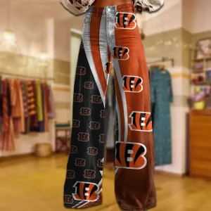Cincinnati Bengals Jeans Loose Straight Leg Trousers Trendy SPTJLSLT051