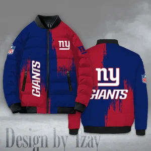 New York Giants NFL Puffer Jacket SPTPFJ056