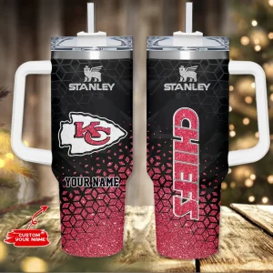 Kansas City Chiefs Commanders Cold Drink Mugs Cup Printed Water Bottle 40oz AZC40OZT1110