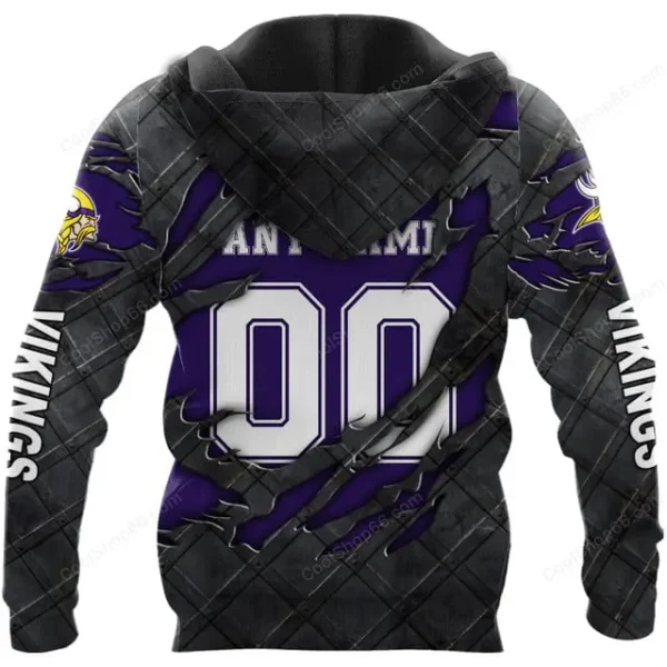 Minnesota Vikings NFL Hoodie Gift For Fan AZHD1506 - Image 2