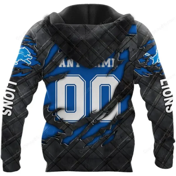 Detroit Lions NFL Hoodie Gift For Fan AZHD1512 - Image 2