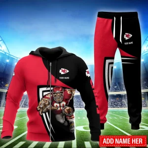Kansas City Chiefs Combo Zip Hoodie And Sweatpants Gift For Fan AZHD1544