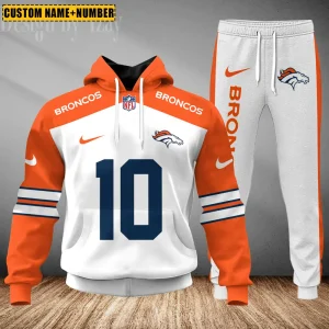 Denver Broncos Combo Hoodie And Sweatpants Gift For Fan AZHD1571