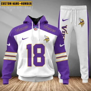 Minnesota Vikings Combo Hoodie And Sweatpants Gift For Fan AZHD1582