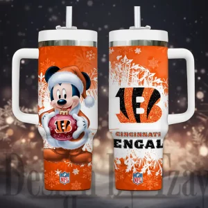 Cincinnati Bengals Cold Drink Mugs Cup Printed Water Bottle 40oz AZC40OZT1133