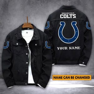 Indianapolis Colts  Personalized New Denim Jacket S9DJ015