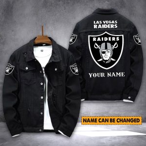 Las Vegas Raiders Personalized New Denim Jacket S9DJ013
