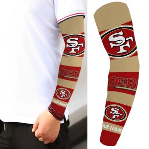 San Francisco 49ers Personalized Sunshine Arm Sleeves Gift For Fan AZSASL003