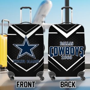 Dallas Cowboys Personalized Suitcase Cover Best Gift For Fan S9LC009