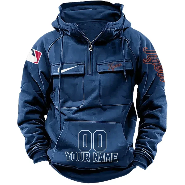 Detroit Tigers Vintage Men Hoodie AZVMHD180 - Image 3