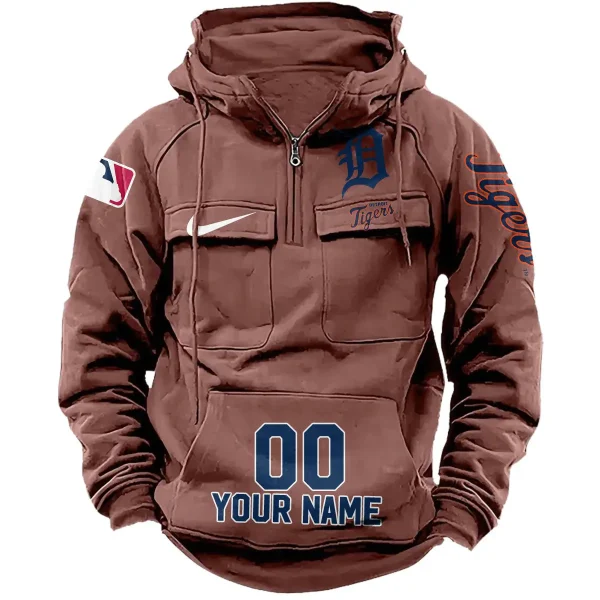 Detroit Tigers Vintage Men Hoodie AZVMHD180 - Image 6