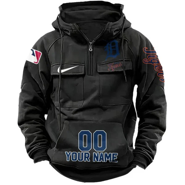 Detroit Tigers Vintage Men Hoodie AZVMHD180 - Image 7