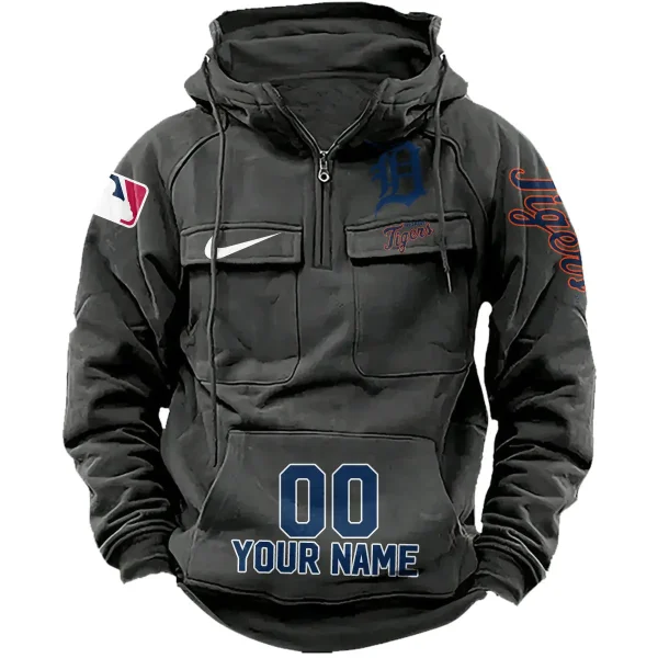 Detroit Tigers Vintage Men Hoodie AZVMHD180 - Image 8