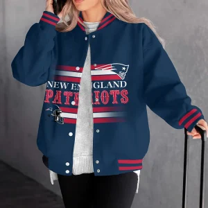 New England Patriots Women Limited Edition Full-Snap Casual Jacket CJ27