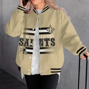 New Orleans Saints Women Limited Edition Full-Snap Casual Jacket CJ26