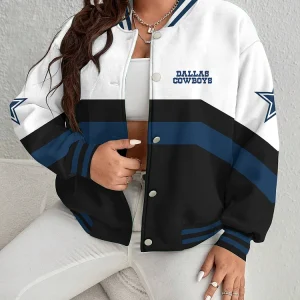 Dallas Cowboys Women Limited Edition Full-Snap Casual Jacket CJ08
