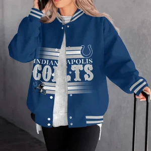 Indianapolis Colts Women Limited Edition Full-Snap Casual Jacket CJ29