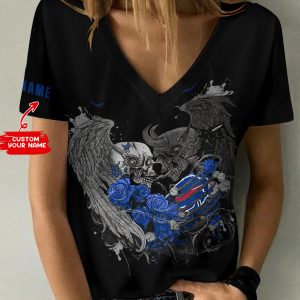 Buffalo Bills Personalized V-neck Women T-shirt BG658