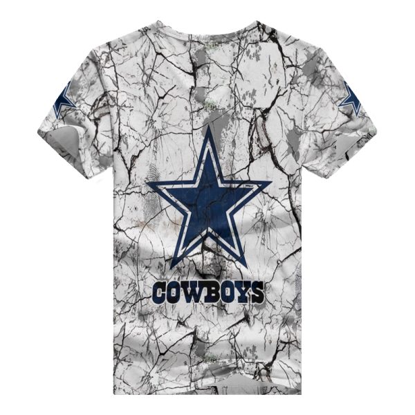 Dallas Cowboys V-neck Women T-shirt BG661 - Image 3