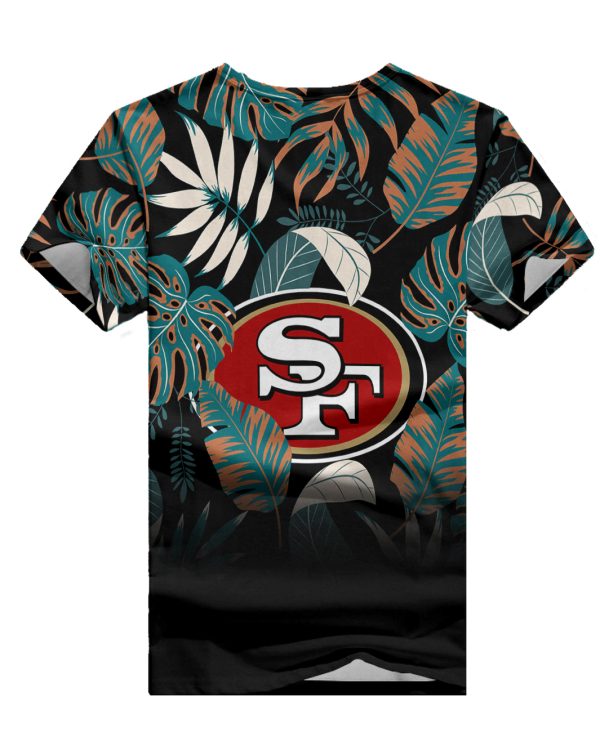 San Francisco 49ers V-neck Women T-shirt BG684 - Image 2