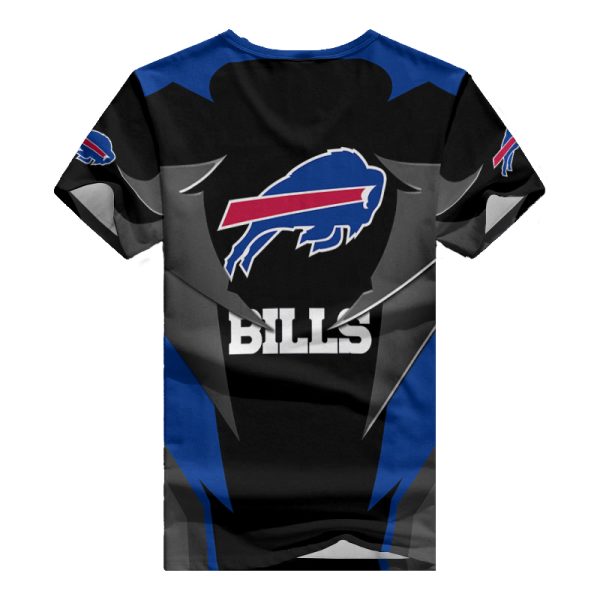Buffalo Bills V-neck Women T-shirt BG708 - Image 3