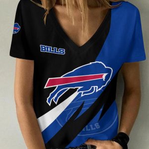 Buffalo Bills V-neck Women T-shirt BG713