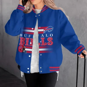 Buffalo Bills Women Limited Edition Full-Snap Casual Jacket CJ15