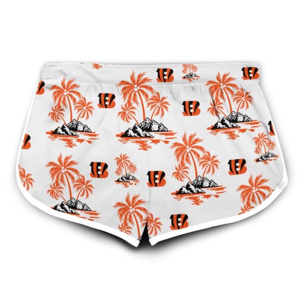 Cincinnati Bengals Summer Collection V-neck Women T-shirt | Shorts BG699 - Image 4