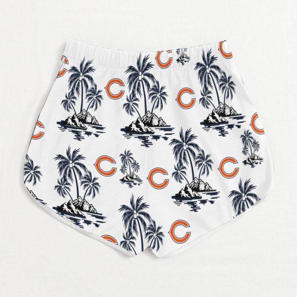 Chicago Bears Summer Collection V-neck Women T-shirt | Shorts BG702 - Image 3